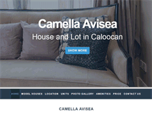 Tablet Screenshot of camellaavisea.com